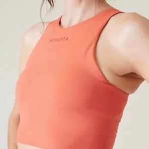ATHLETA CONSCIOUS CROP Tank TRAIN SOFT PERMISSION NWT
